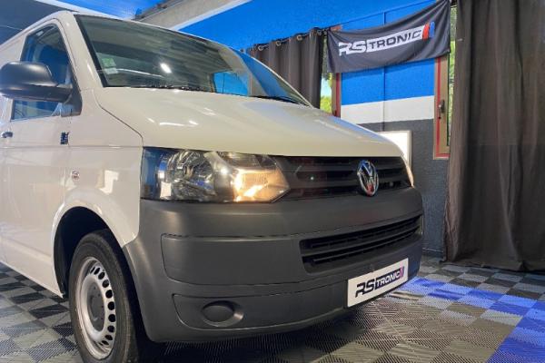 VW TRANSPORTER T5 2.0L TDI REPROGRAMMATION STAGE 1  (RSTRONIC AIX EN PROVENCE)